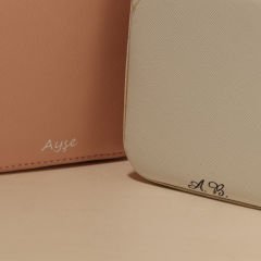 Kişiselleştirilebilir Takı Çantası Beyaz