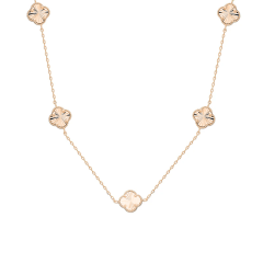 Beşli Yonca Kolye 718025 Rose