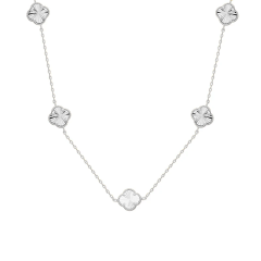 Beşli Yonca Kolye 718025 Silver