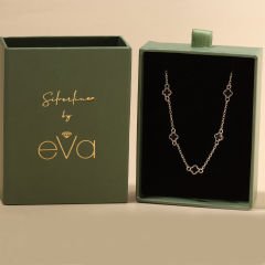 Siyah Yonca Bileklik 718536 Silver