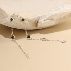 Siyah Yonca Bileklik 718536 Silver