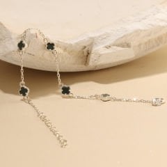 Yeşil Yonca Bileklik 718538 Silver