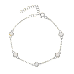 Beyaz Yonca Bileklik 718539 Rose