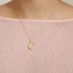 Kovboy Çizme Kolye 718031 Gold
