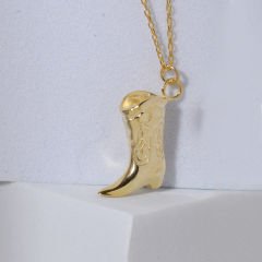 Kovboy Çizme Kolye 718031 Gold