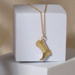 Kovboy Çizme Kolye 718031 Gold