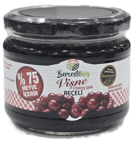 Vişne Reçeli 350 Gr %75 Meyve İçerir