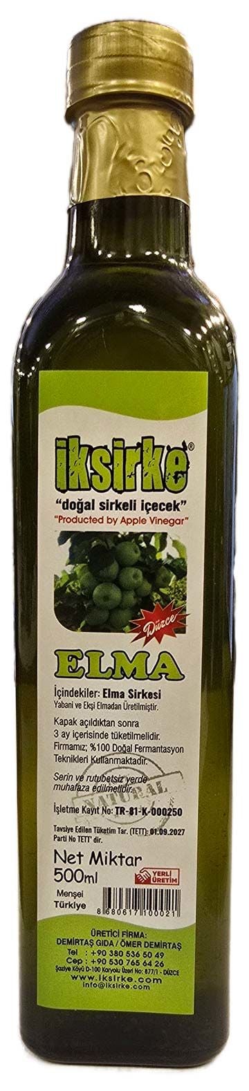 İksirke Doğal Elma Sirkesi 500 ML