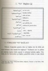 Karşılaştırmalı Arapça Türkçe Bağlaçlar