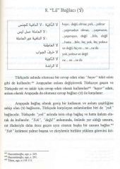 Karşılaştırmalı Arapça Türkçe Bağlaçlar