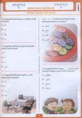 9. Sınıf Resimli Arapça Test Kitabı