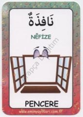 Arapça Resimli Kelime Kartları 14 Evimiz-Eşyamız
