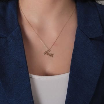 0,01 Karat Pırlantalı Kolye ''Faith''