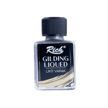 Rich Gildig Liqued Likit Varak 75ml Silver 70023