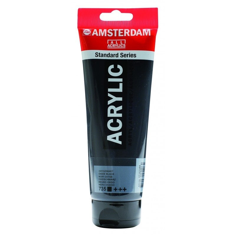 Amsterdam Akrilik Boya 120ml 735 Oxyde Black