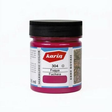 Karin Ebru Boyası 105ml 304 Fuşya