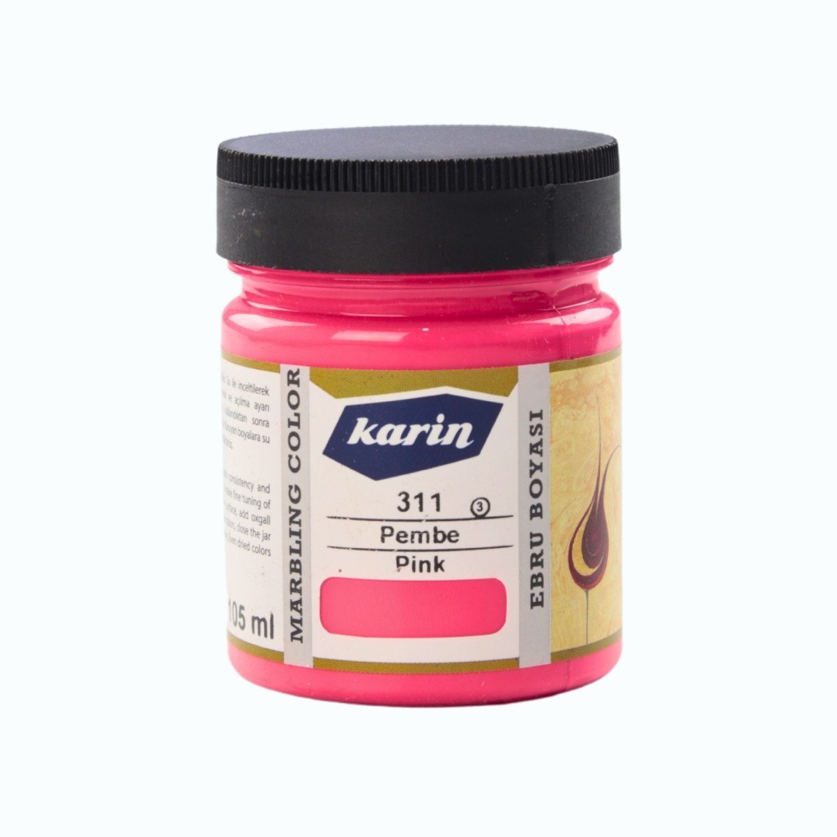 Karin Ebru Boyası 105ml 311 Pembe