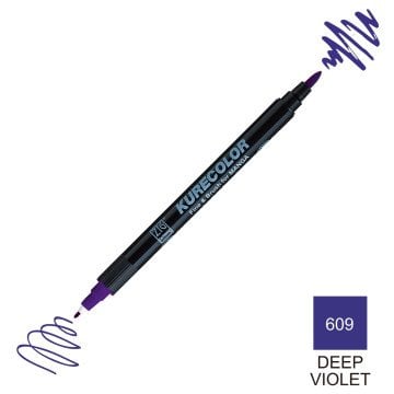 Zig Kurecolor Mangaka Fine&Brush Çift Taraflı Kalem CNKC-2200 No 609 Deep Violet