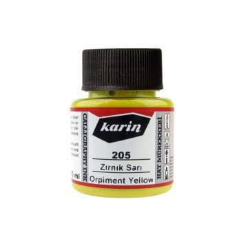 Karin Hat Mürekkebi 45ml 205 Zırnık Sarısı