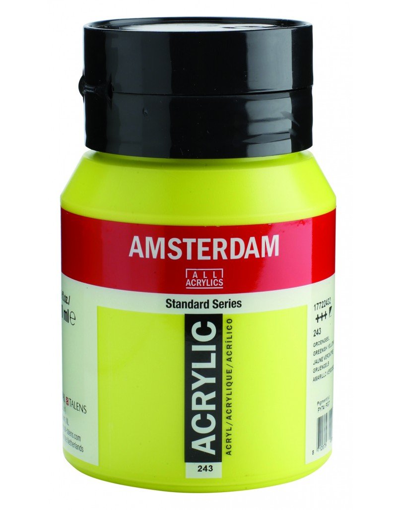 Amsterdam Akrilik Boya 500ml 243 Greenish Yellow