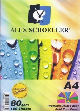 Alex Schoeller Renkli Fotokopi Kağıdı A4 50 Sayfa ALX 621