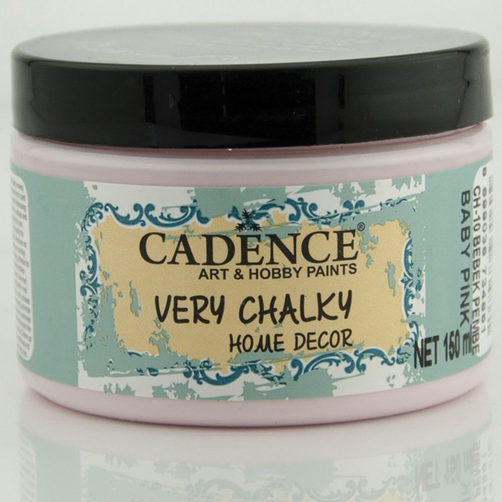 Cadence Very Chalky Home Dekor Kadifemsi Mobilya Boyası 150ml 10 Bebek Pembe