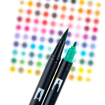 Tombow Dual Brush Pen Kalemi Seti Galaxy Renkler 56188 10 Renk