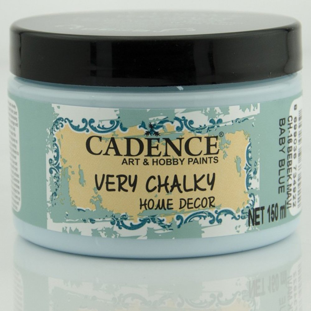 Cadence Very Chalky Home Dekor Kadifemsi Mobilya Boyası 150ml 16 Bebek Mavi