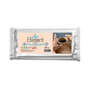 Art Elegant Seramik Hamuru 250gr Kahverengi