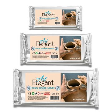 Art Elegant Seramik Hamuru 1000gr Kahverengi