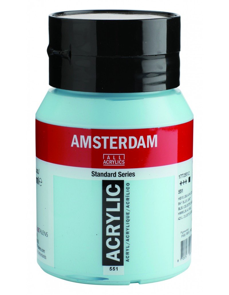 Amsterdam Akrilik Boya 500ml 551 Sky Blue Light