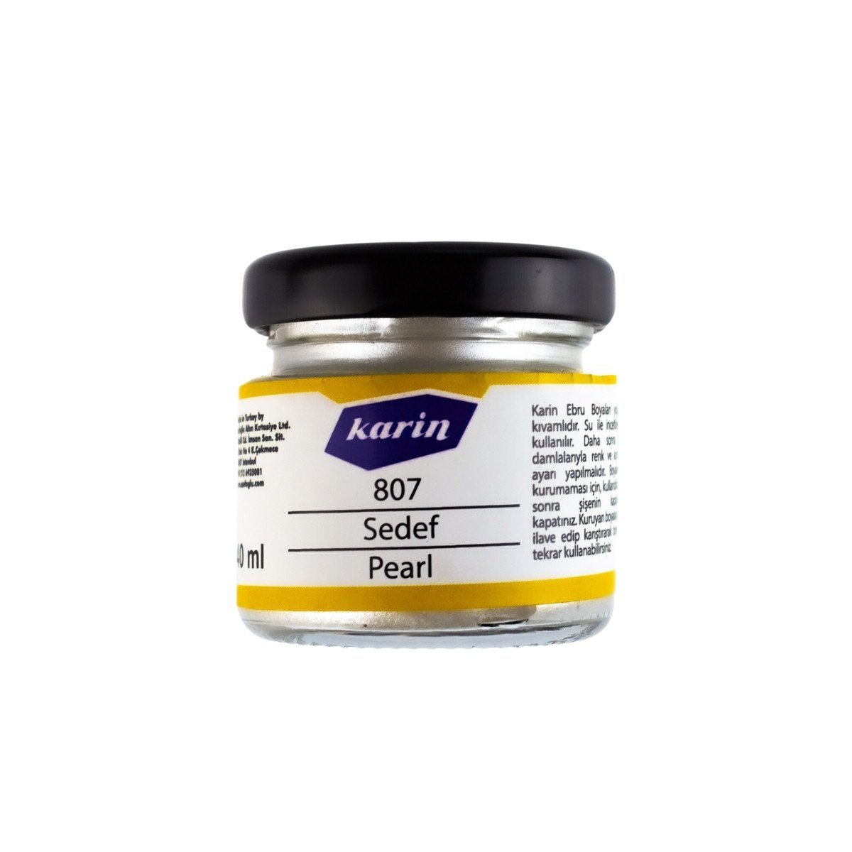 Karin Ebru Boyası 40ml 807 Sedef