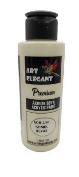 Art Elegant Akrilik Boya 120ml Acr-170 Kemik Beyaz