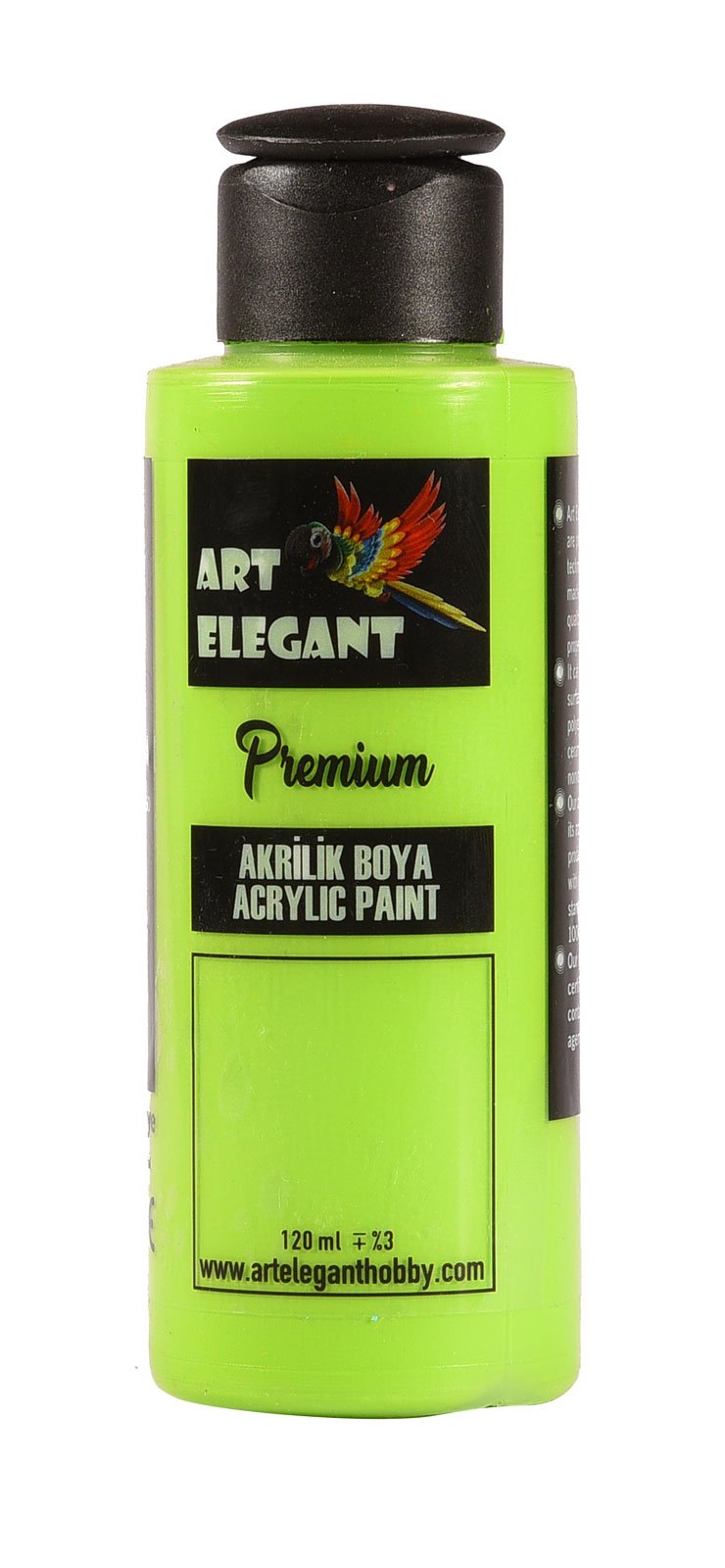 Art Elegant Akrilik Boya 120ml Acr-650 Fıstık Yeşili