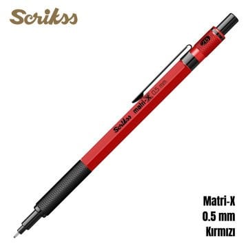 Scrikss Office Versatil Kalem Matri-X 0,5mm Kırmızı