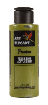 Art Elegant Akrilik Boya 120ml Acr-660 Haki Yeşil
