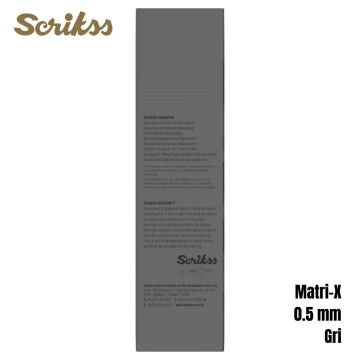 Scrikss Office Versatil Kalem Matri-X 0,5mm Gri