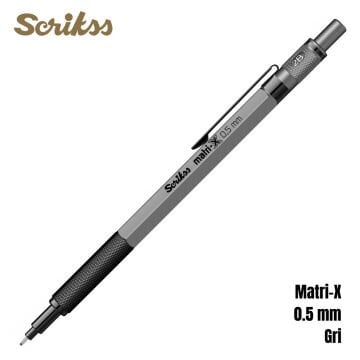 Scrikss Office Versatil Kalem Matri-X 0,5mm Gri