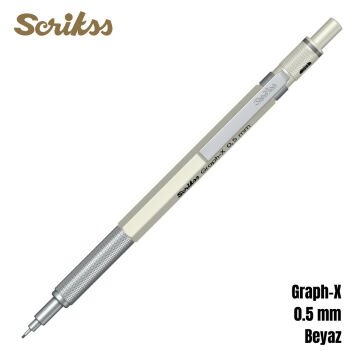 Scrikss Versatil Kalem Graph-X 0.5mm Beyaz