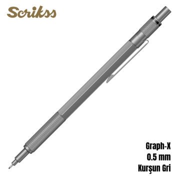 Scrikss Versatil Kalem Graph-X 0.5mm Kurşun Gri
