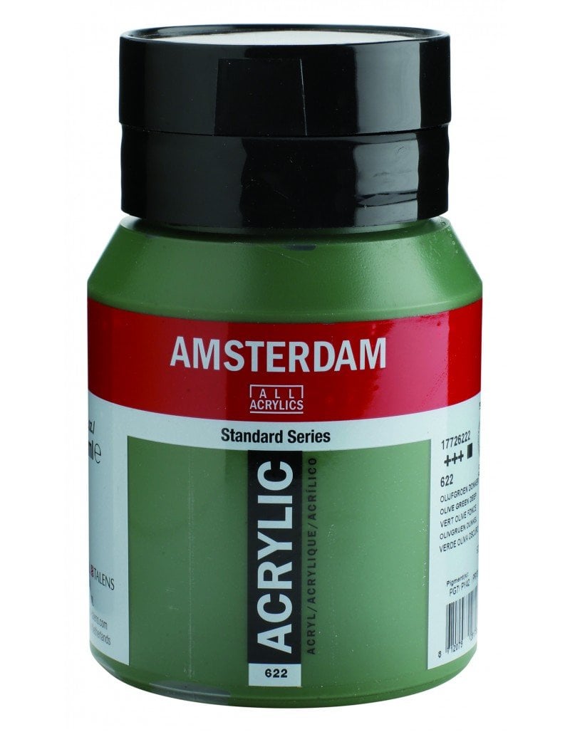 Amsterdam Akrilik Boya 500ml 622 Olive Green Deep