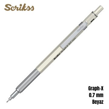Scrikss Versatil Kalem Graph-X 0.7mm Beyaz