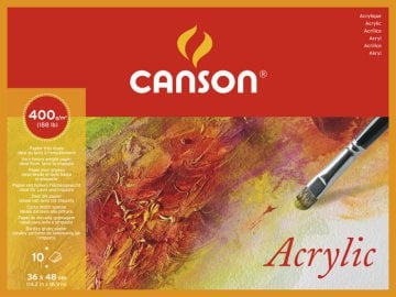 Canson Akrilik Defteri 400gr 10yp 36x48cm