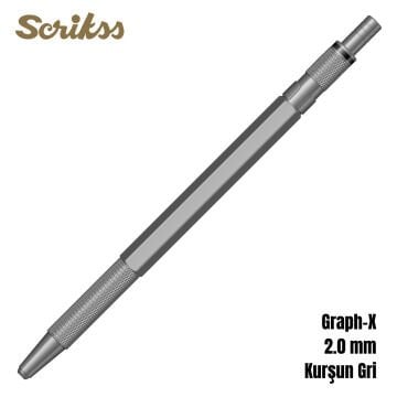 Scrikss Versatil Kalem Graph-X 2.0mm Kurşun Gri