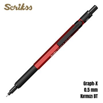 Scrikss Versatil Kalem Graph-X 0,5mm Kırmızı