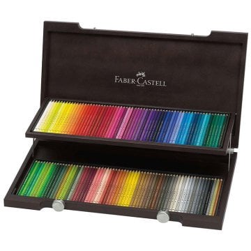 Faber Castell Polychromos Kuru Boya Kalem Seti 120li Ahşap Çantalı