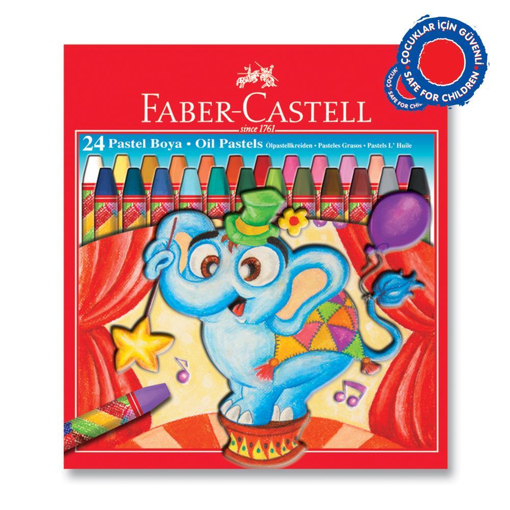 Faber Castell Karton Kutu Pastel Boya 24 Renk