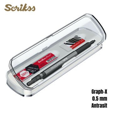 Scrikss Versatil Kalem Graph-X 0.5mm Antrasit 3lü Set