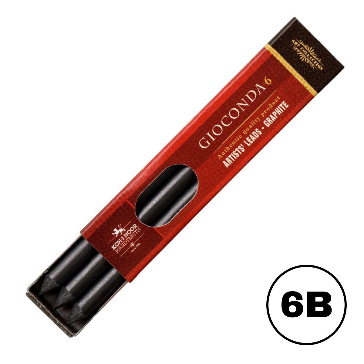 Koh-i Noor 4864/6B Graphite Portmin Ucu 80x5.6mm 6lı