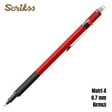 Scrikss Office Versatil Kalem Matri-X 0,7mm Kırmızı